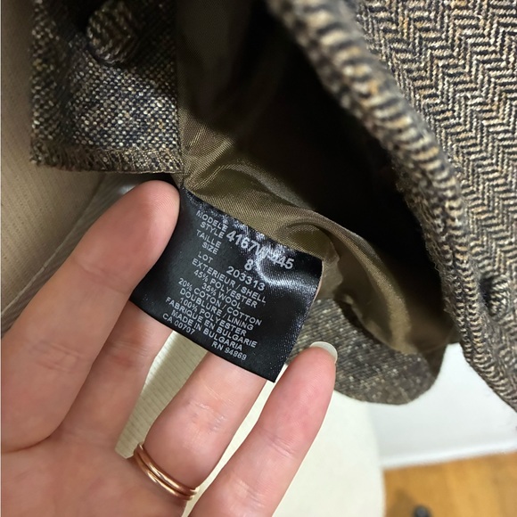 Women's Brown Tweed Vest - Picture 4 of 6